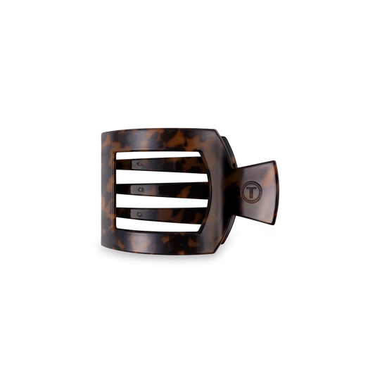 Teleties Tortoise Flat Square Hair Clip