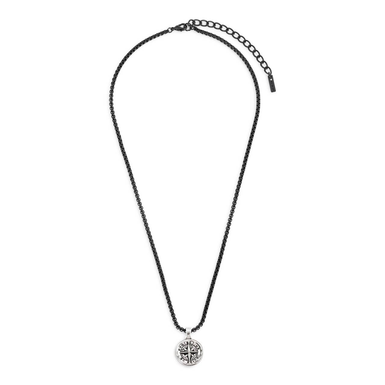 Men's Compass Neclace - Black