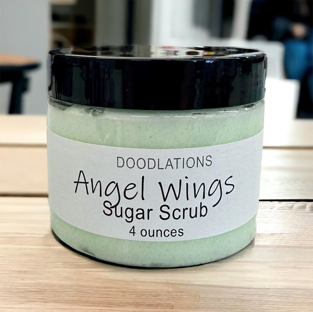 Angel Wings Sugar Scrub - Doodlations Coffee Bar & Boutique