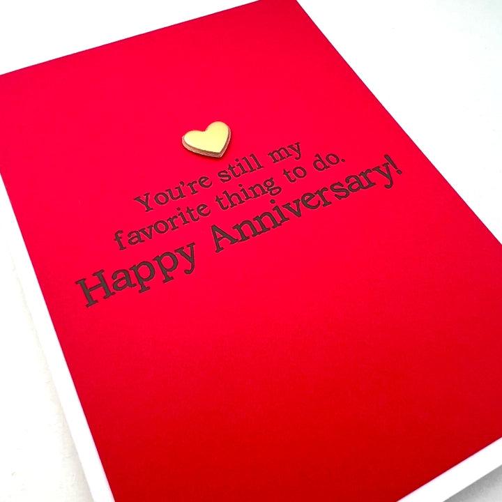 Anniversary Favorite Thing To Do Card - Doodlations Coffee Bar & Boutique