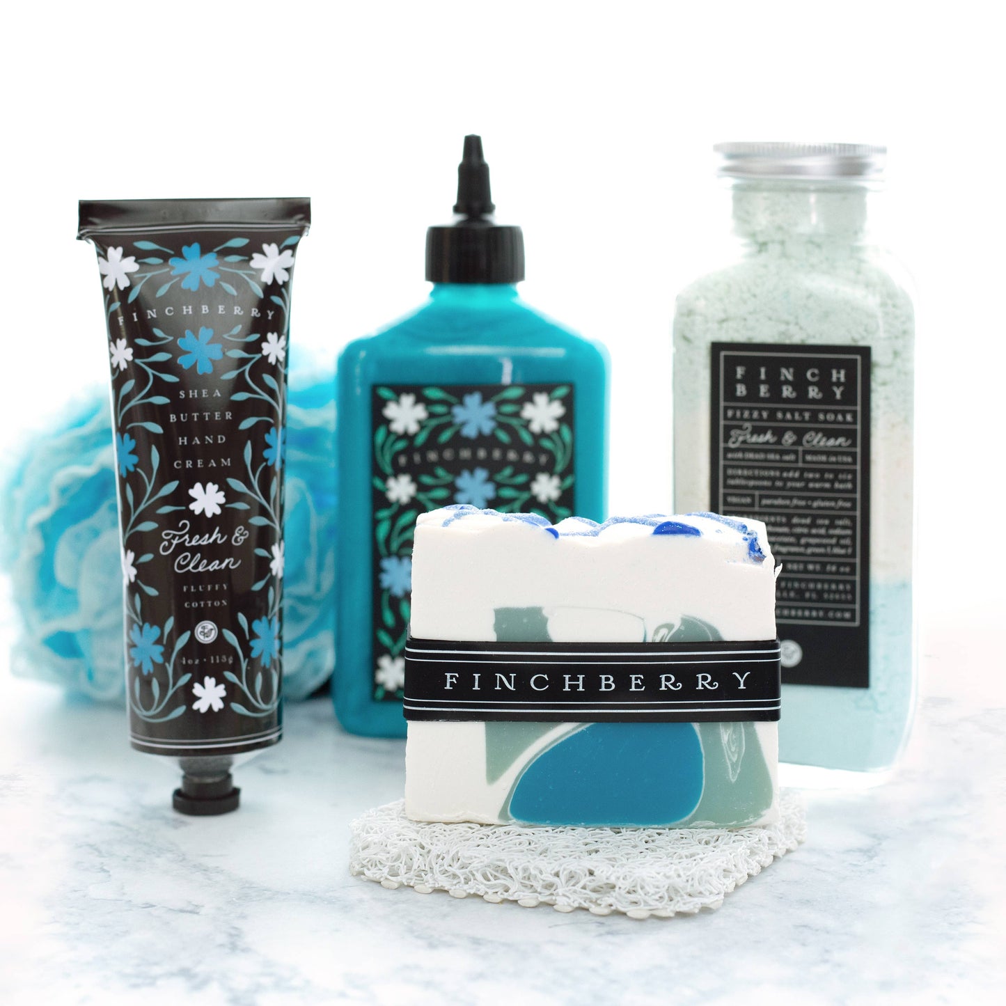 Finchberry Fresh & Clean Cotton Blossom Scented Soap