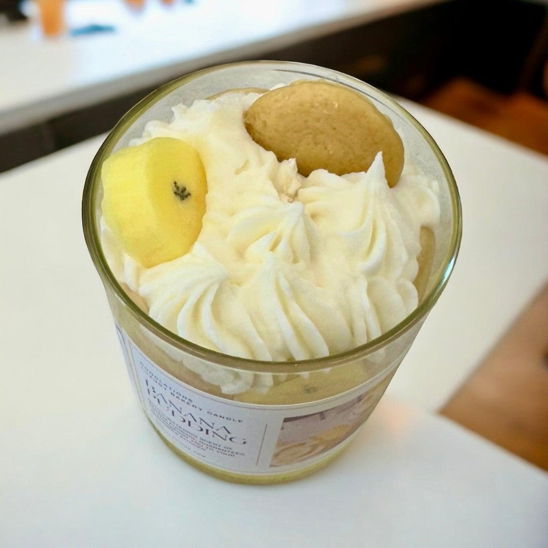 Banana Pudding Luxury Bakery Candle - Doodlations Coffee Bar & Boutique
