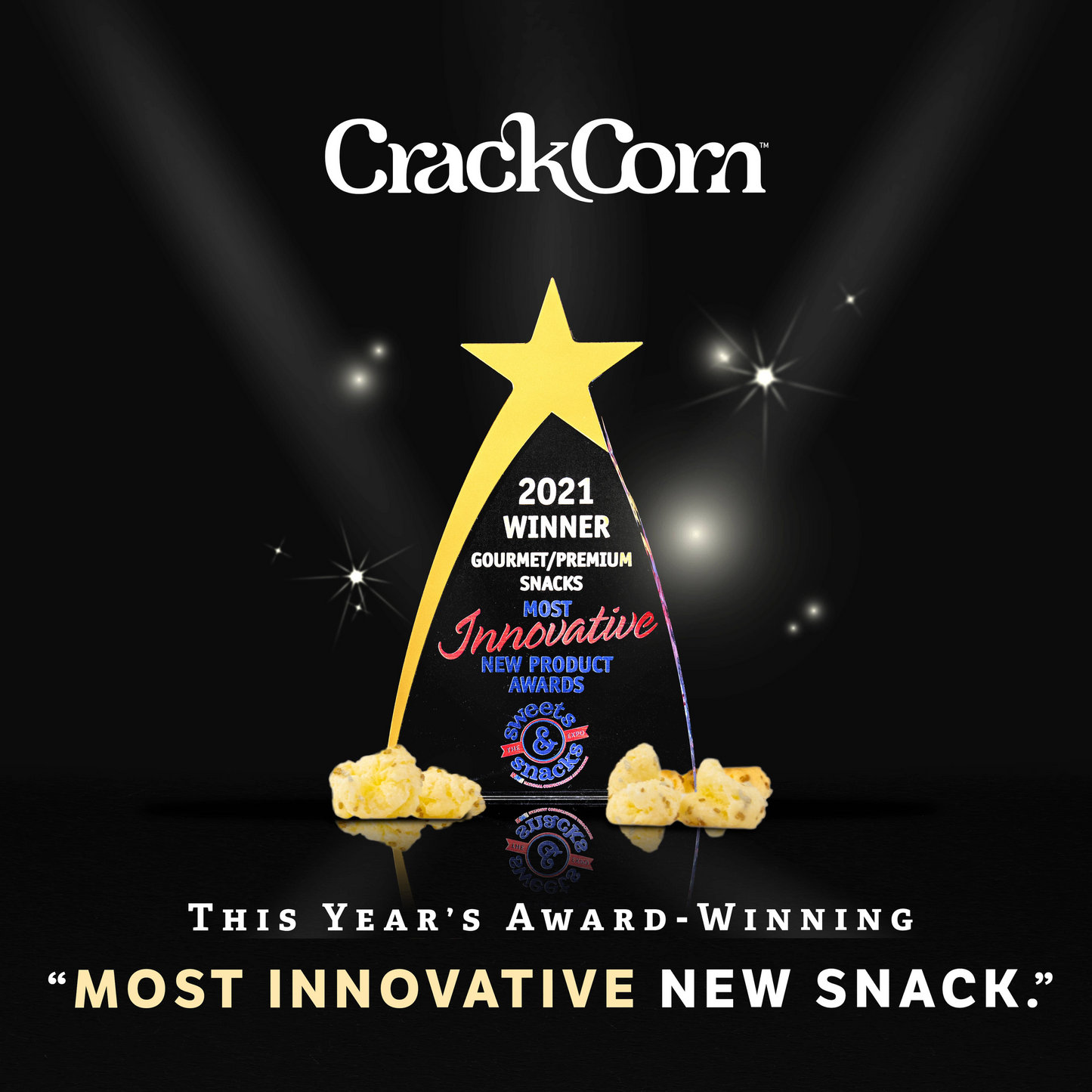 Crack Corn / Puffy Pop - Sea Salt Caramel (4 oz)