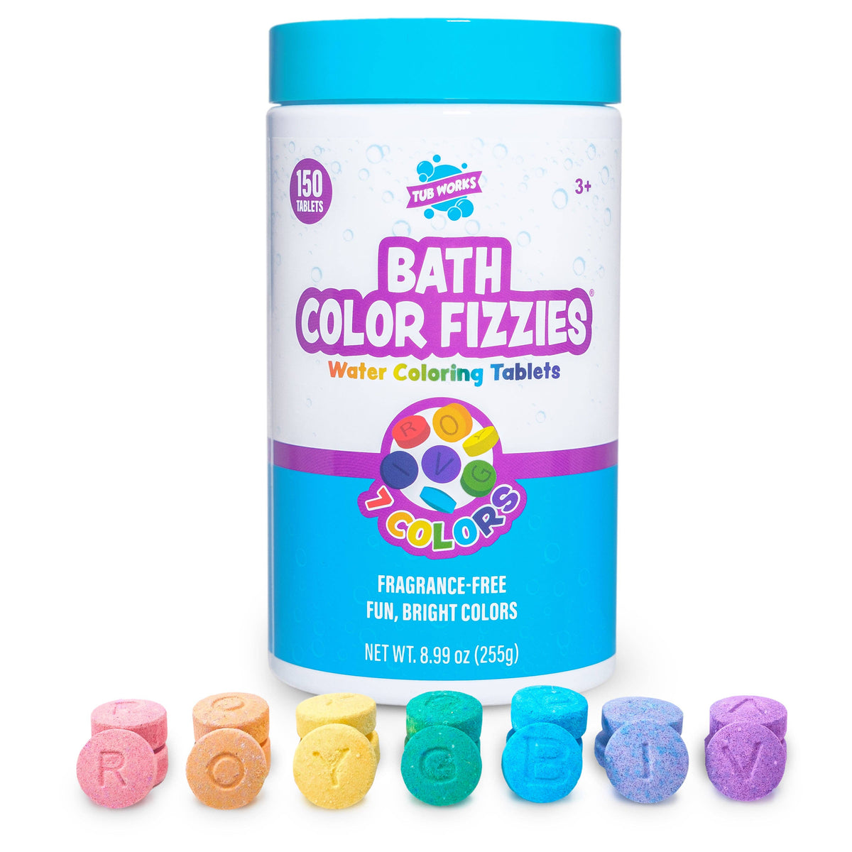 Tub Works® Bath Color Fizzies™ | 150 Count