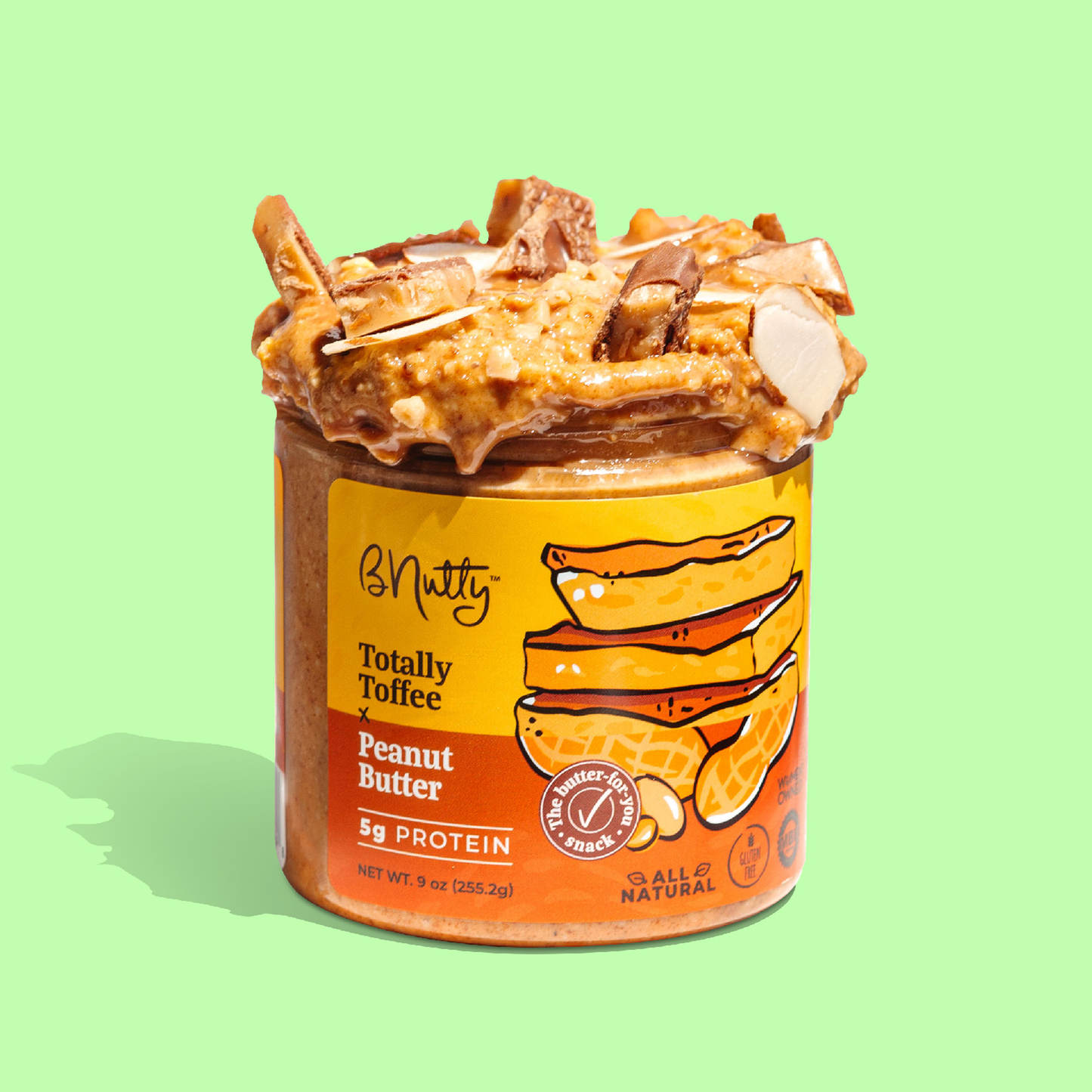 Totally Toffee BNutty Peanut Butter- 9oz