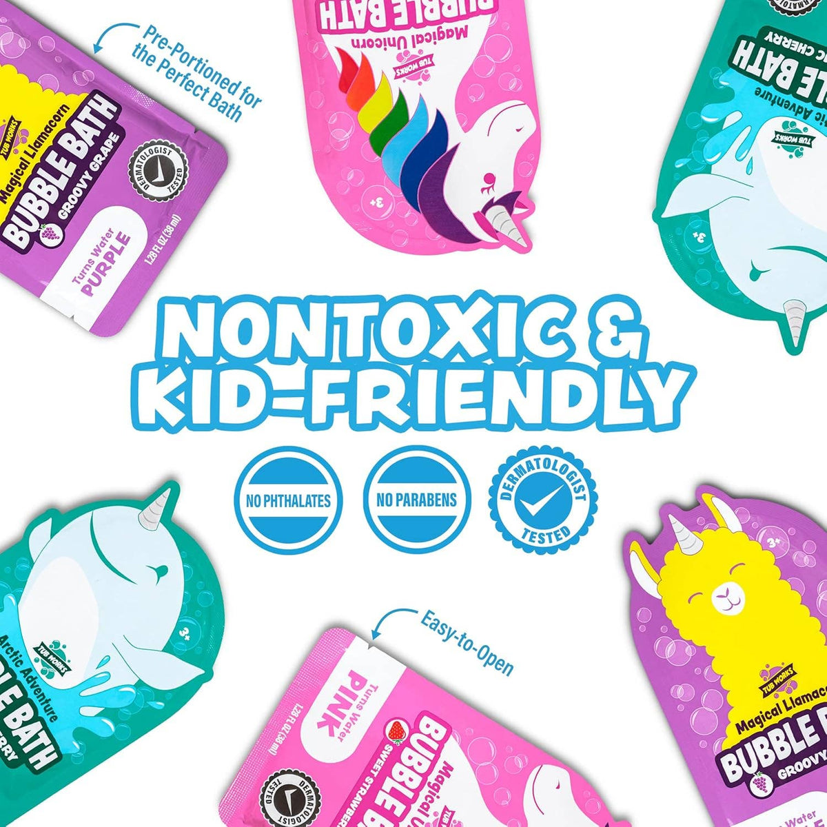 Tub Works® Magical Kids Bubble Bath - Options Available