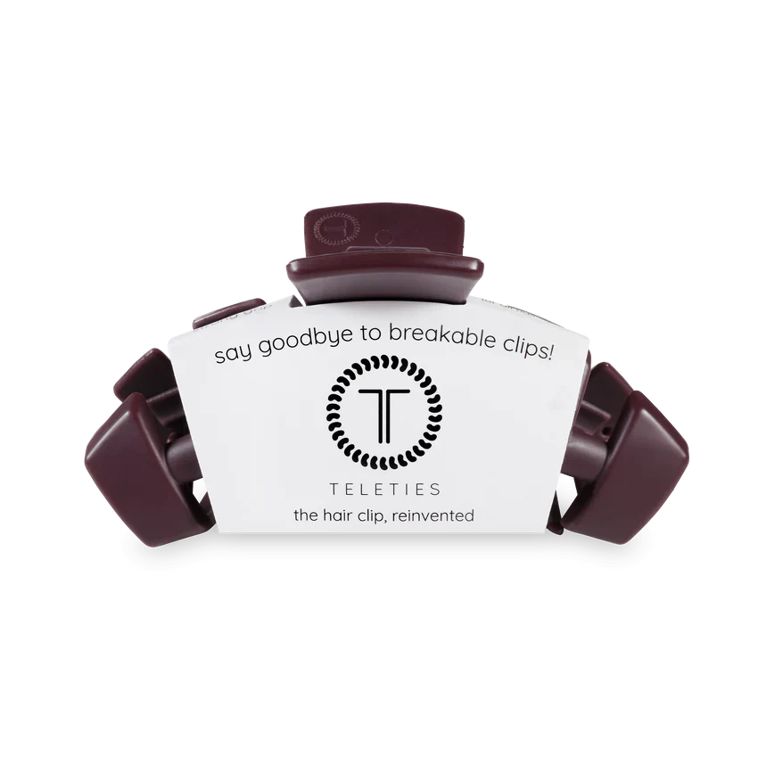 Classic Burgundy Bliss Medium Claw Hair Clip - Medium