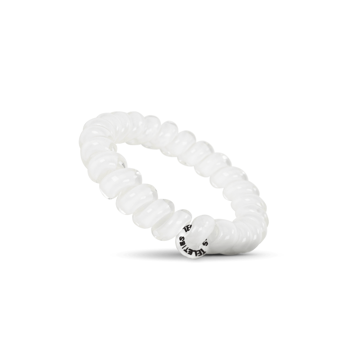 Coconut White - Large Spiral Hair Coils, Hair Ties, 3-pack - Doodlations Coffee Bar & Boutique