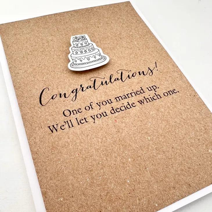 Congratulations Marriage Card - Doodlations Coffee Bar & Boutique