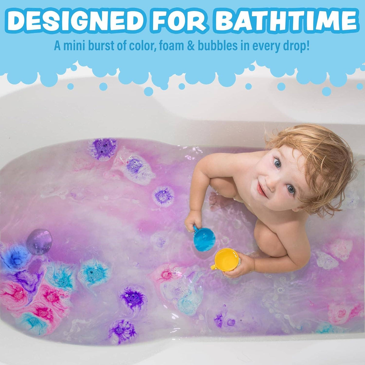 Tub Works® Lil' Bursts™ Mini Bath Bombs for Kids | Cosmic