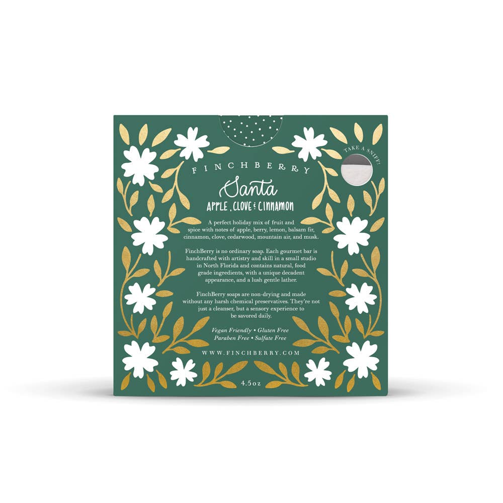 Santa Stocking Stuffer Vegan-Friendly Holiday Soap