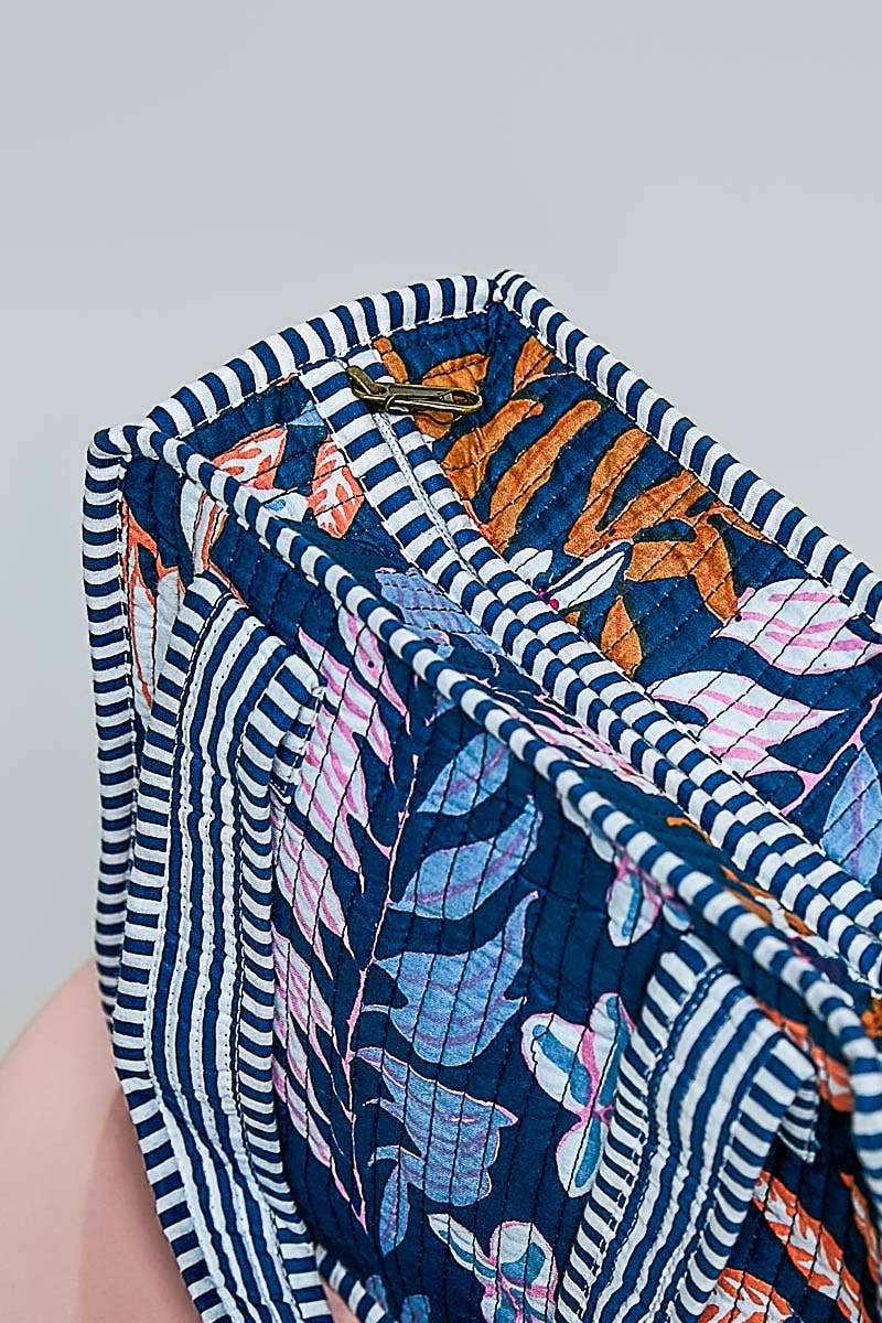 Essentials Mini Quilted Fabric Cube Bag