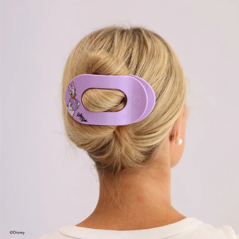Daisy Duck Flat Round Hair Clip