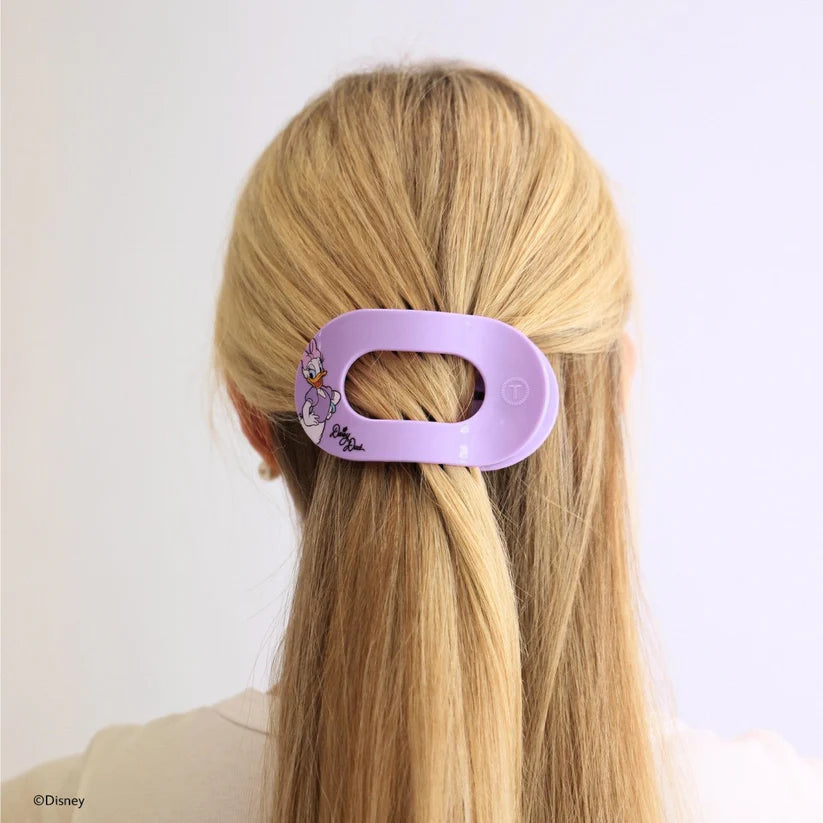Daisy Duck Flat Round Hair Clip