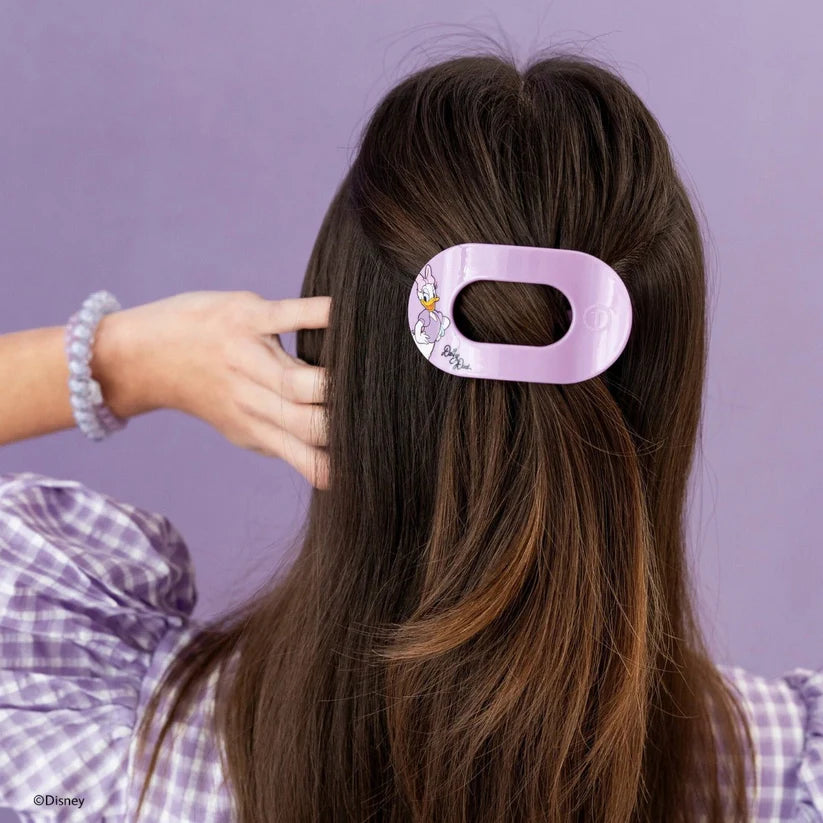 Daisy Duck Flat Round Hair Clip