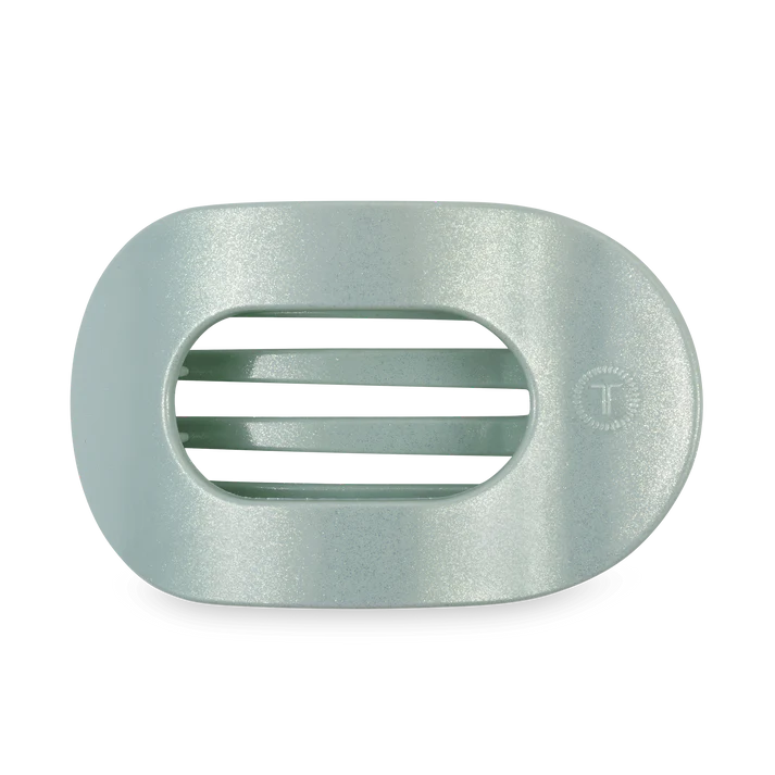 Dew Drop Flat Round Hair Clip