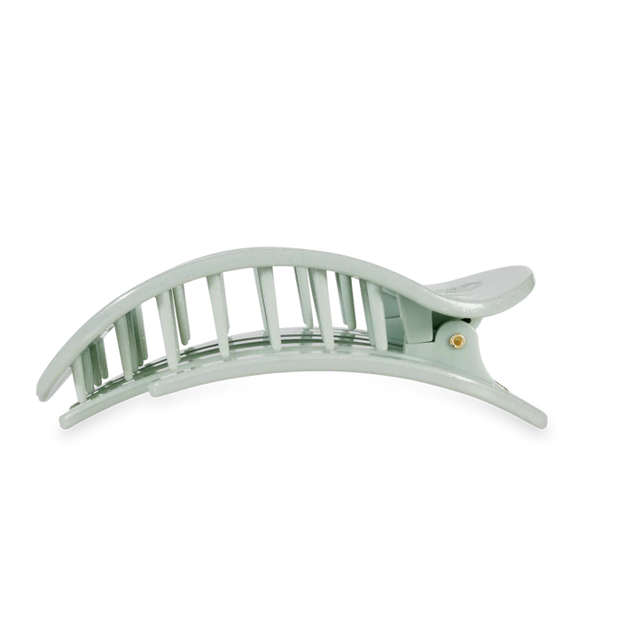 Dew Drop Flat Round Hair Clip