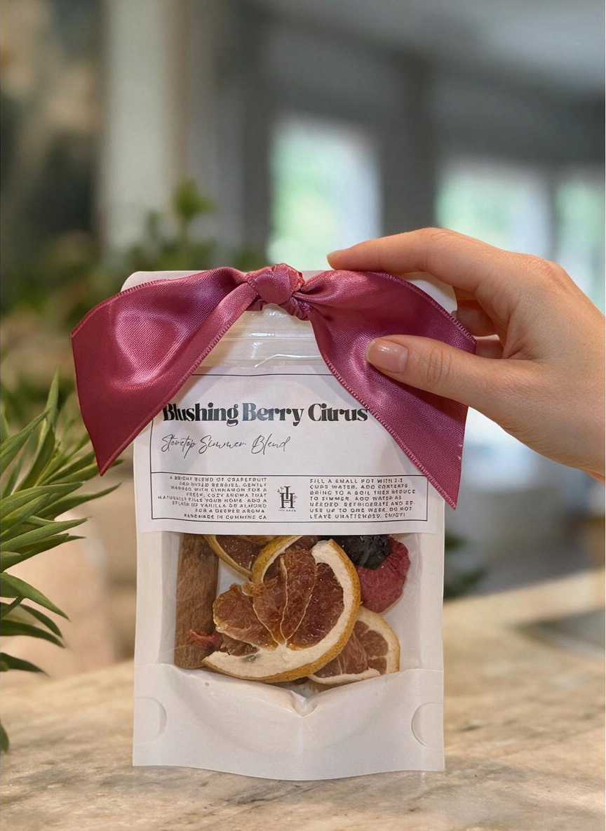 Doodlations Coffee Bar & Boutique Blushing Berry Citrus stovetop simmer blend with dehydrated fruit and cinnamon