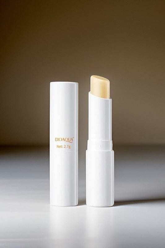 Doodlations Coffee Bar & Boutique Nourishing Lip Balm Stick, creamy, conditioning, natural ingredients for intense moisture.