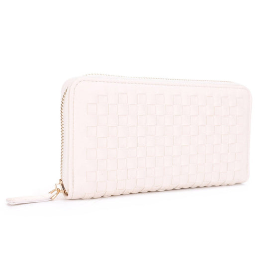 Woven Zip Wallet