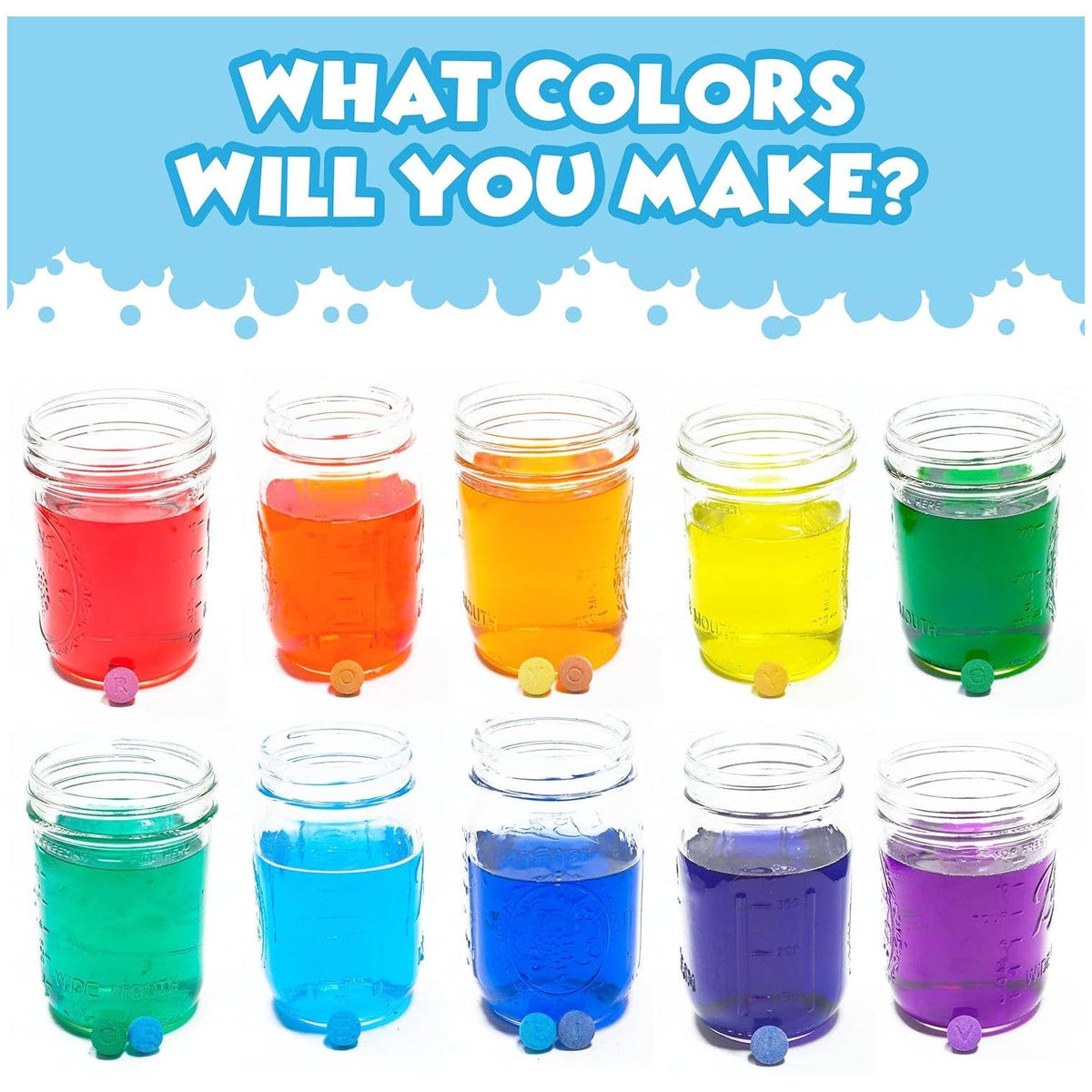 Tub Works® Bath Color Fizzies™ | 150 Count