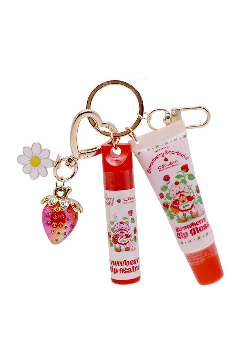 Strawberry Shortcake Gloss Balm Duo w/ Charms