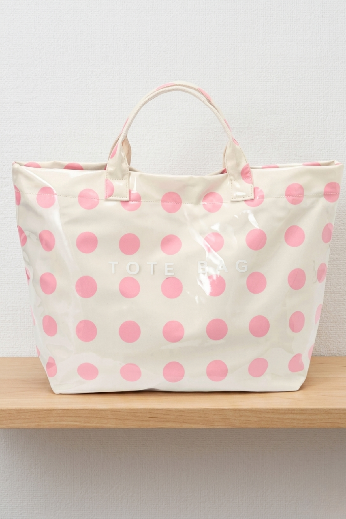 Pink Polka Dot TOTE BAG