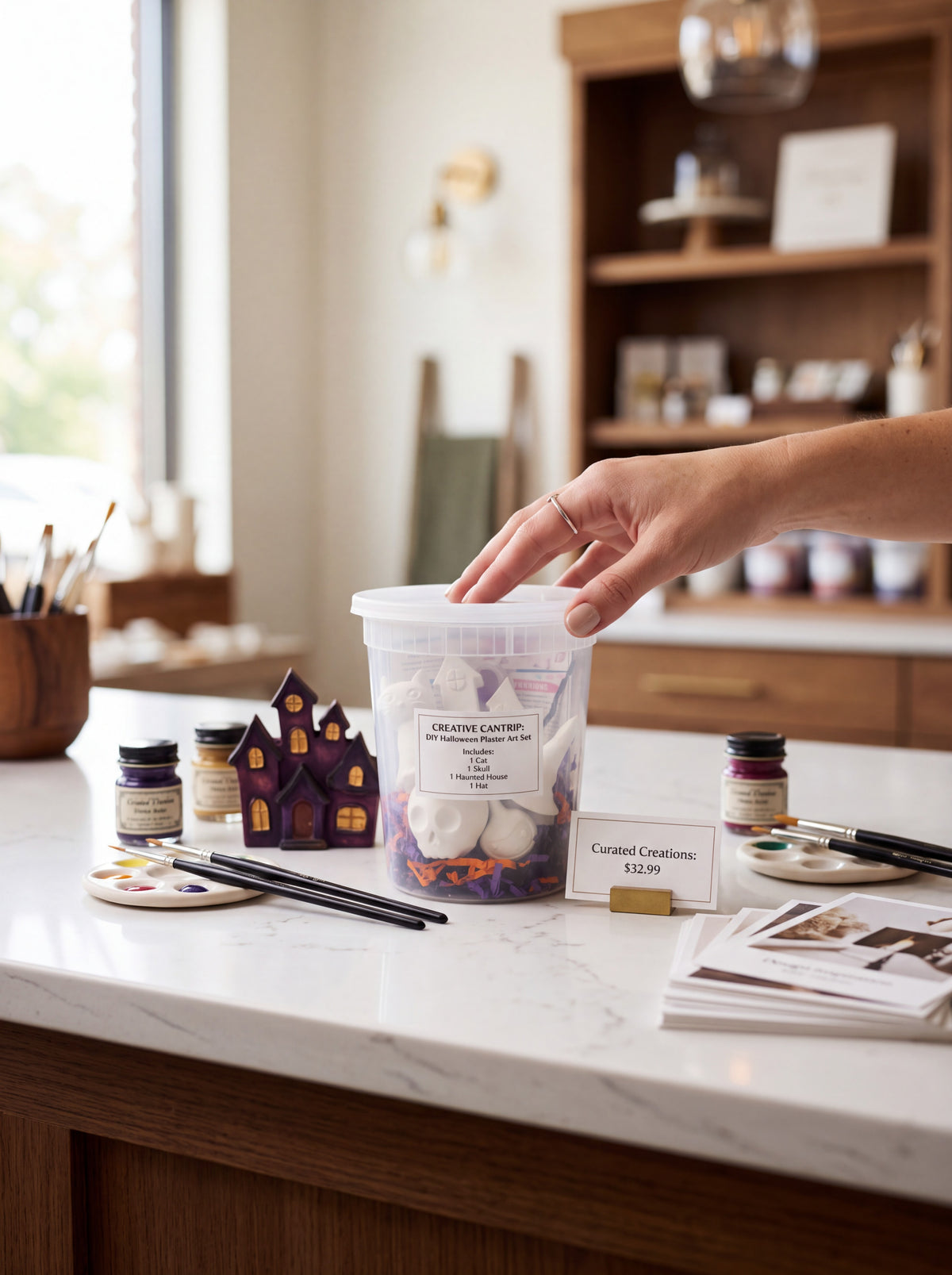 Doodlations Plaster Paint Kit | Halloween