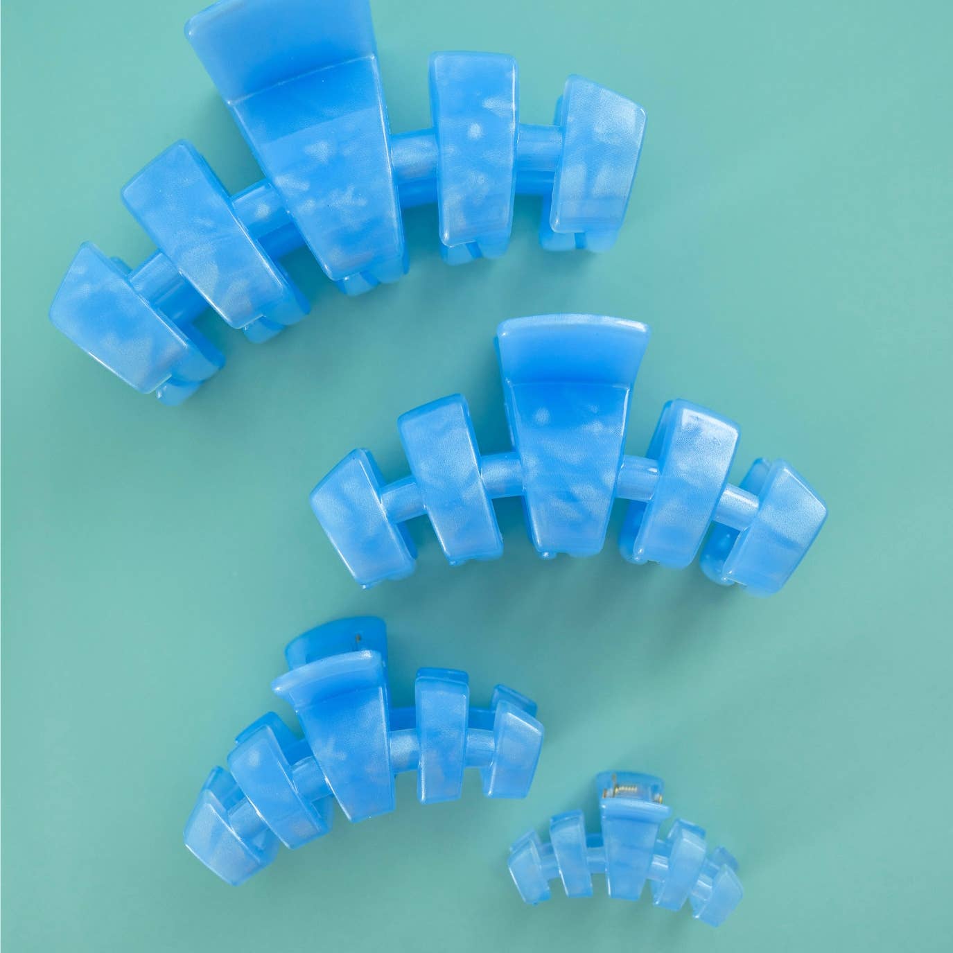 Classic Hair Clip | Small | Blue Lagoon