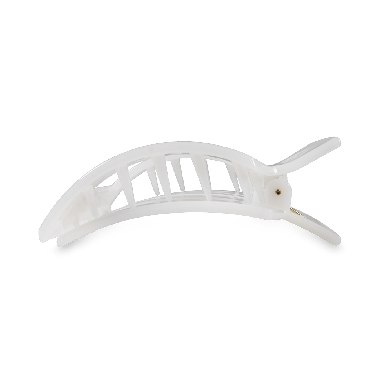 Coconut White Medium Flat Square Clip