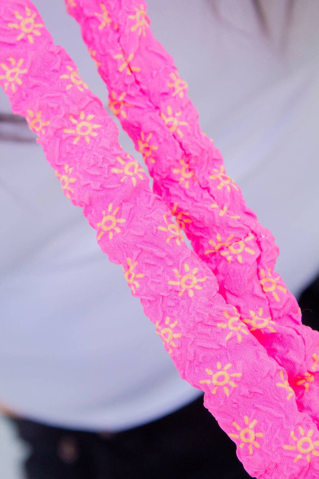 Hot Pink & Sunshine Lanyard