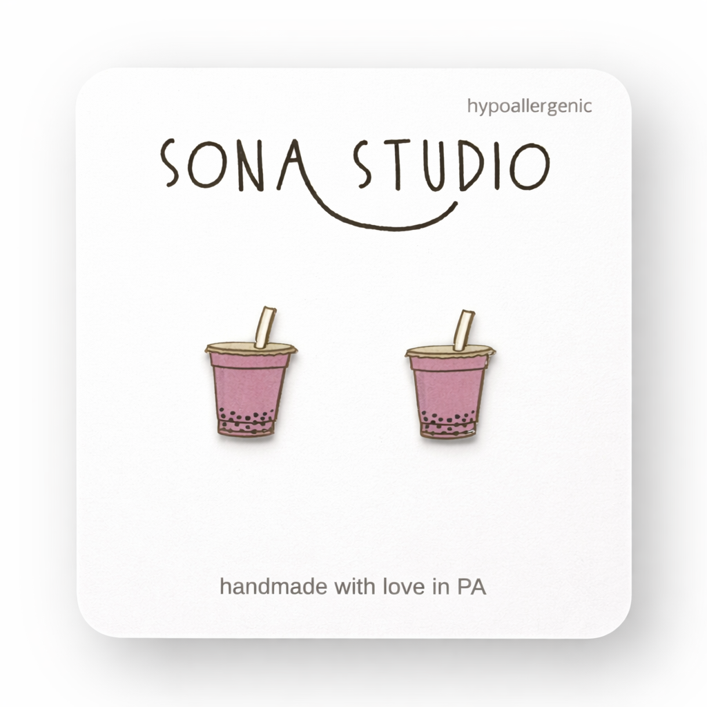 Bubble Tea Earrings