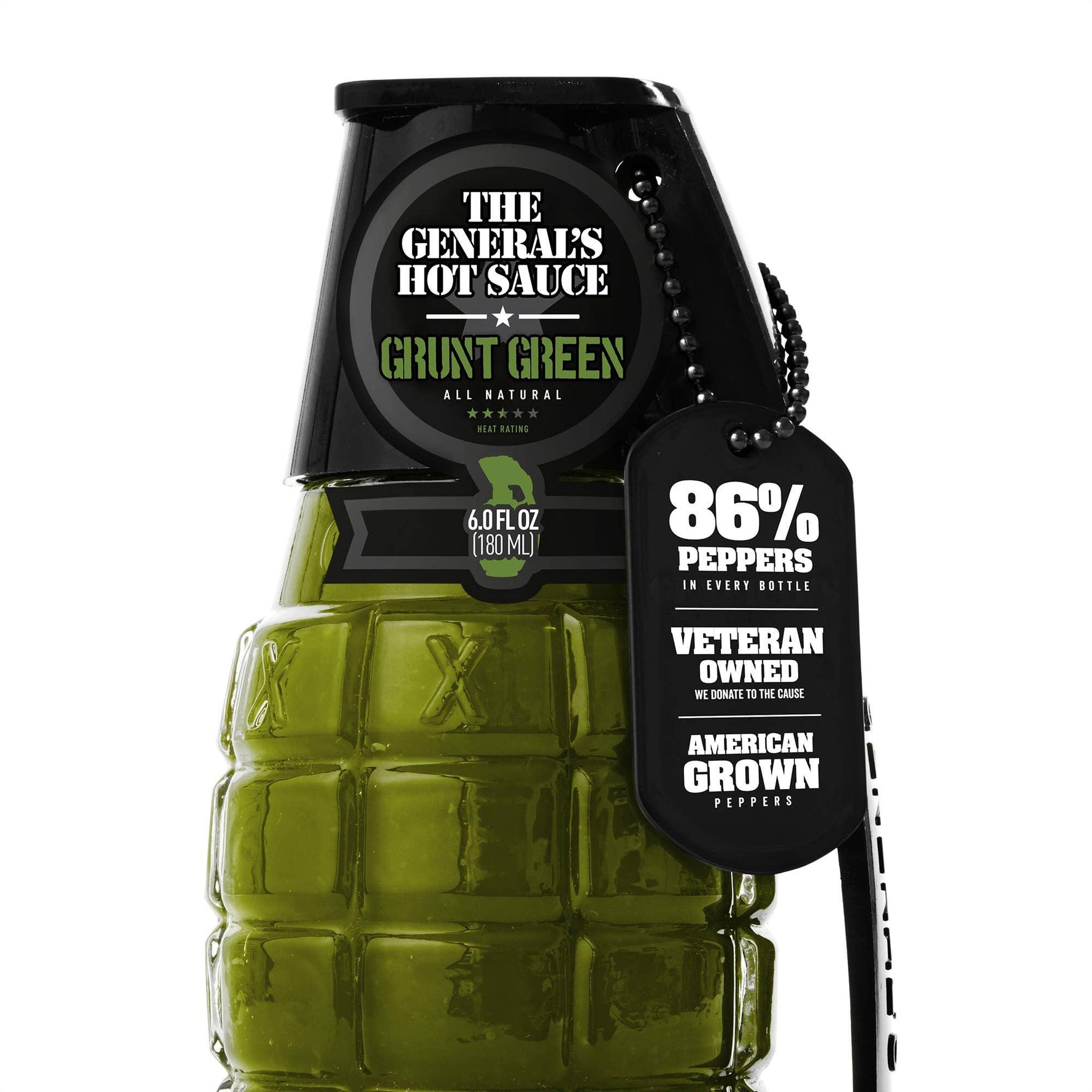 Grunt Green - The General's Hot Sauce - Doodlations Coffee Bar & Boutique