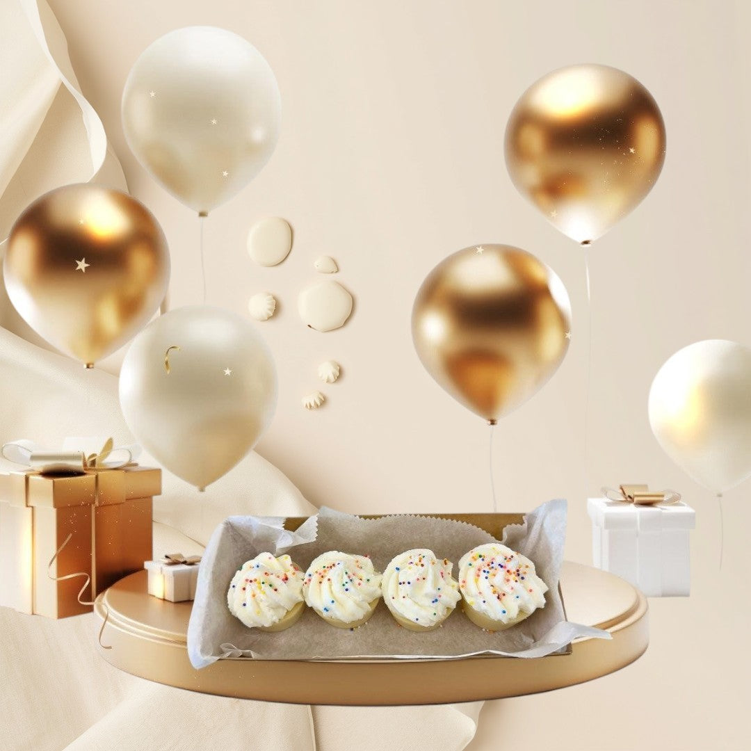 Happy Birthday Mini Cupcake Wax Melts - Doodlations Coffee Bar & Boutique