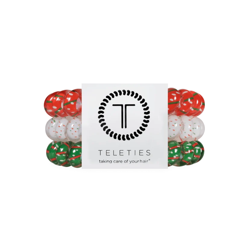 Teleties Holiday Confetti Hair Ties - Options Available