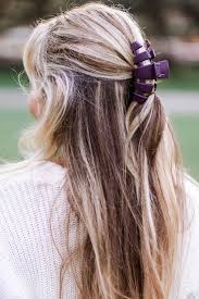 Classic Burgundy Bliss Medium Claw Hair Clip - Medium