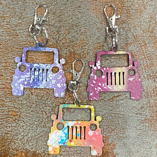 Jeep Keychain - Doodlations Coffee Bar & Boutique