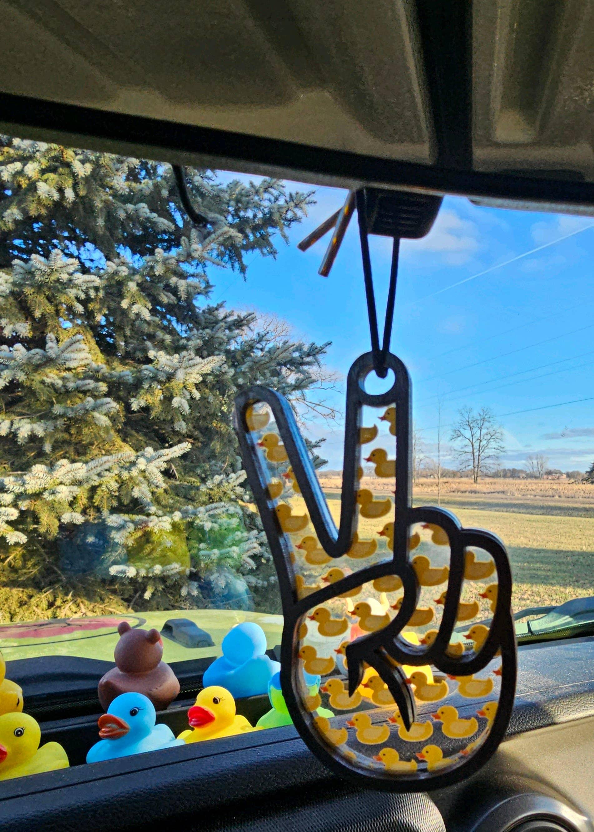 Jeep Wave Ducks (car mirror charm/ sun catcher) - Doodlations Coffee Bar & Boutique