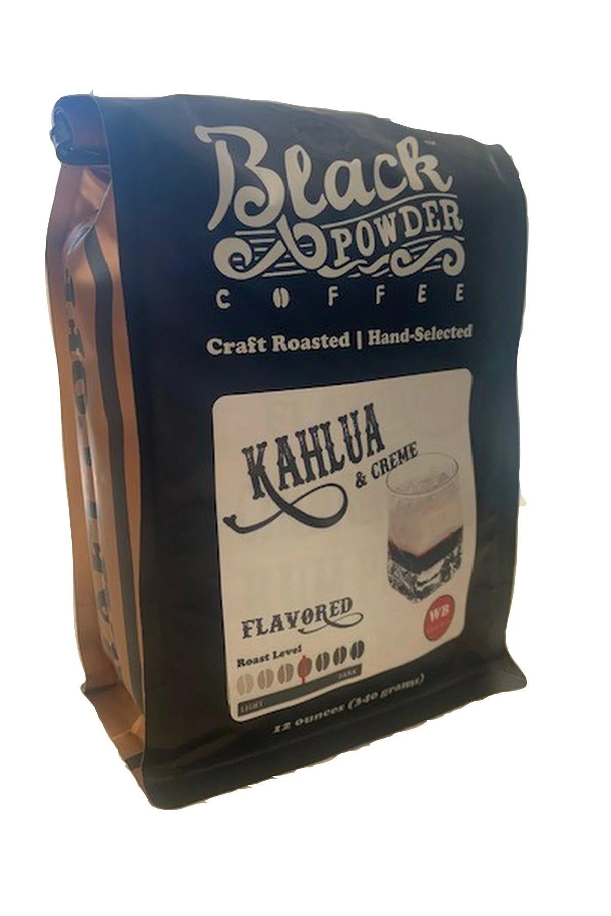 Kahlua & Creme Black Powder Ground Coffee - Doodlations Coffee Bar & Boutique