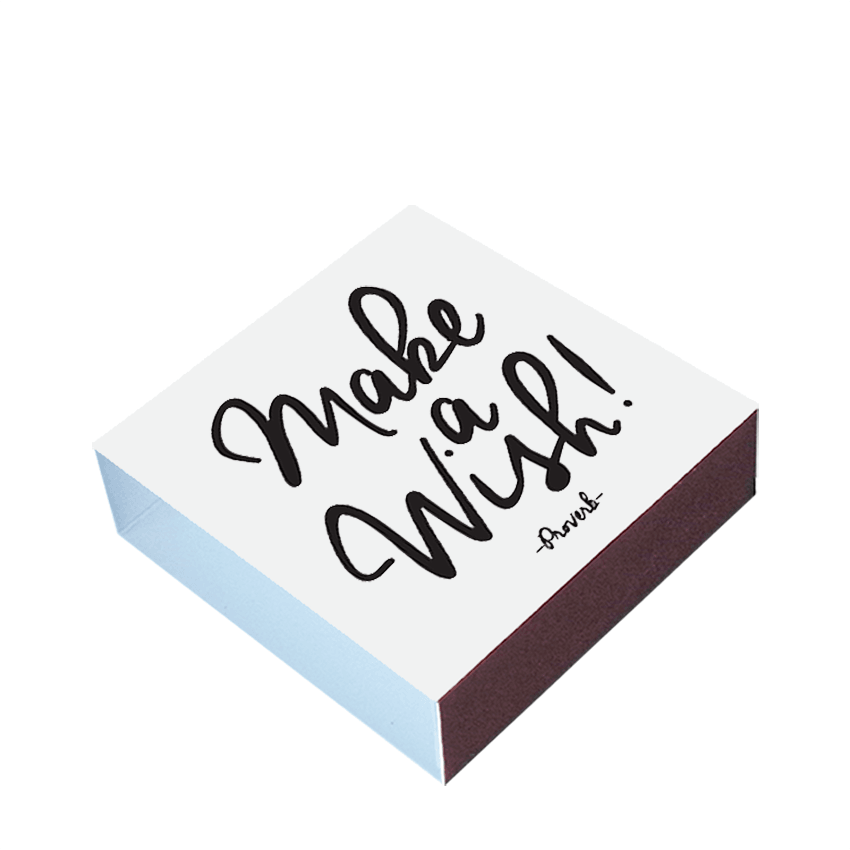 Matchboxes - Make A Wish! - Doodlations Coffee Bar & Boutique