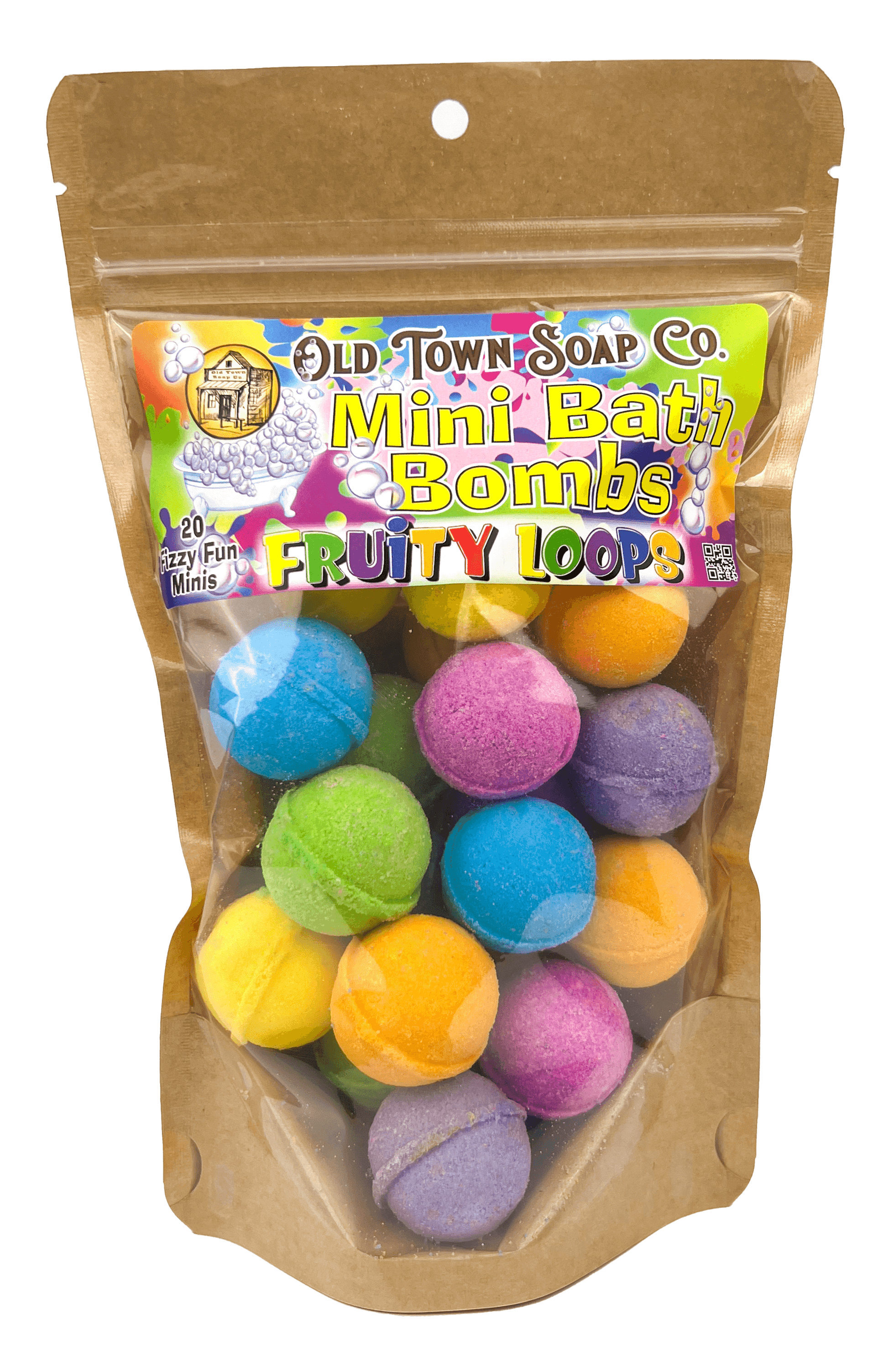 Mini Bath Bombs -8 Scents that Kids of all ages LOVE - Doodlations Coffee Bar & Boutique