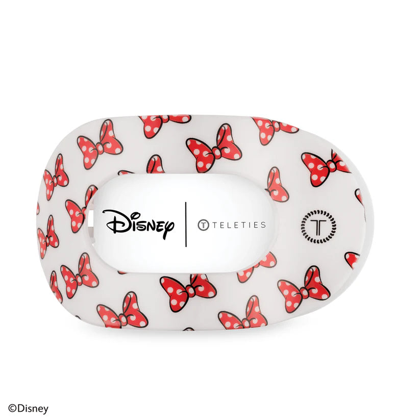 Minnie Mouse Loves Her Bows! Flat Round Hair Clip
