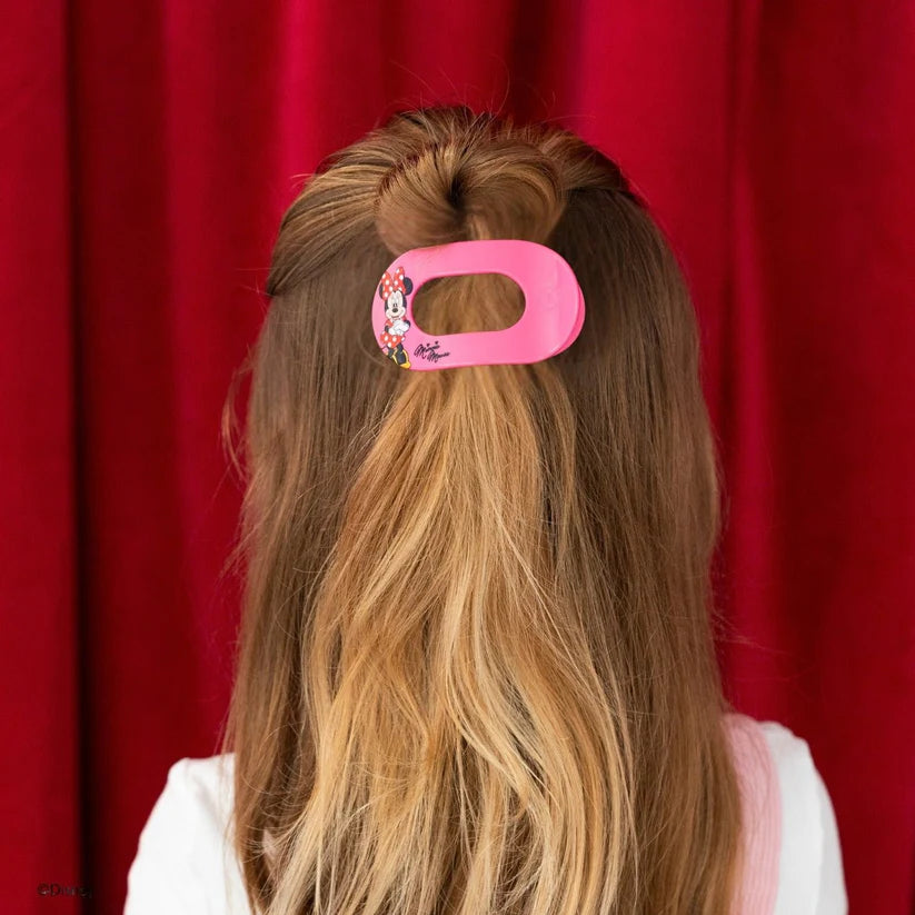 Minnie Mouse Flat Round Hair Clip