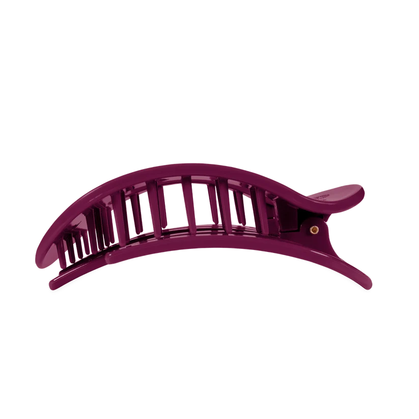 Teleties Mulberry Flat Round Hair Clip