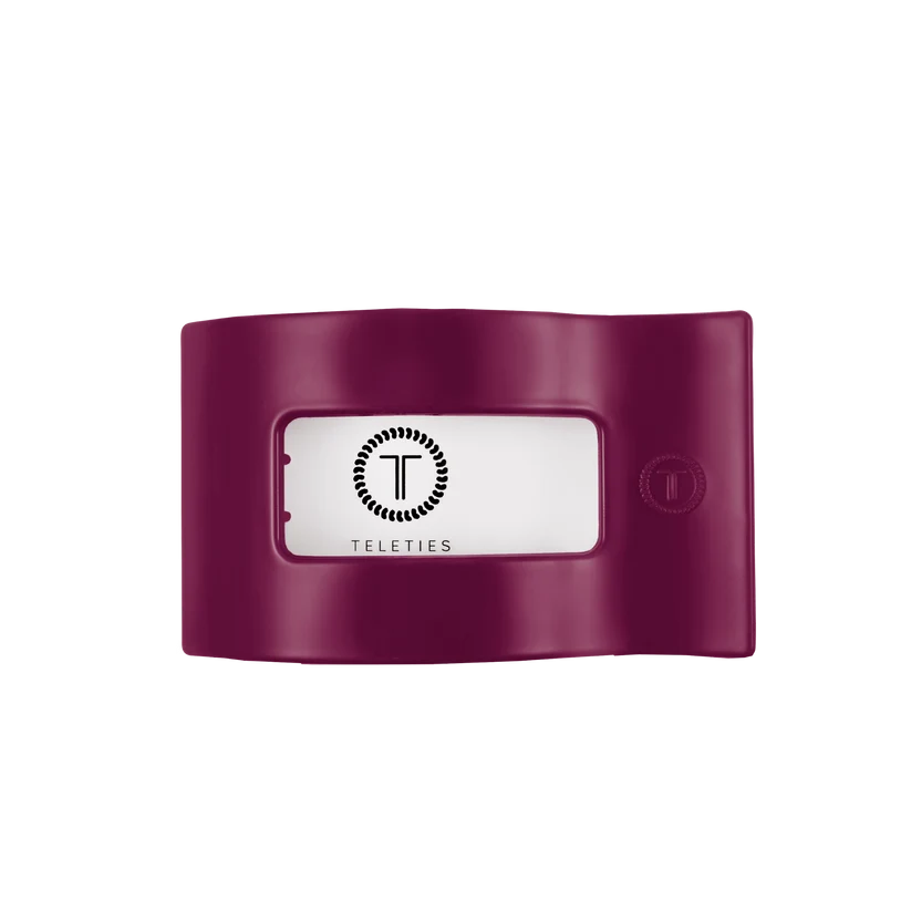 Teleties Mulberry Flat Square Hair Clip