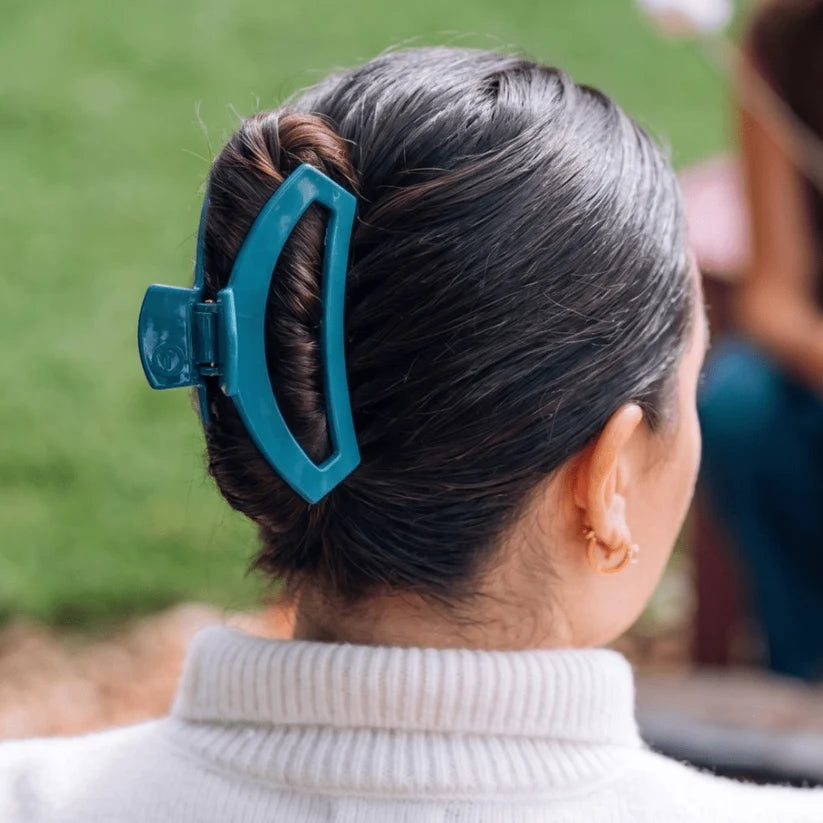 Teleties Open Teal With It Claw Hair Clip