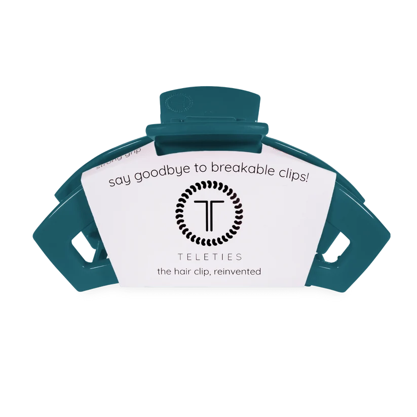 Teleties Open Teal With It Claw Hair Clip