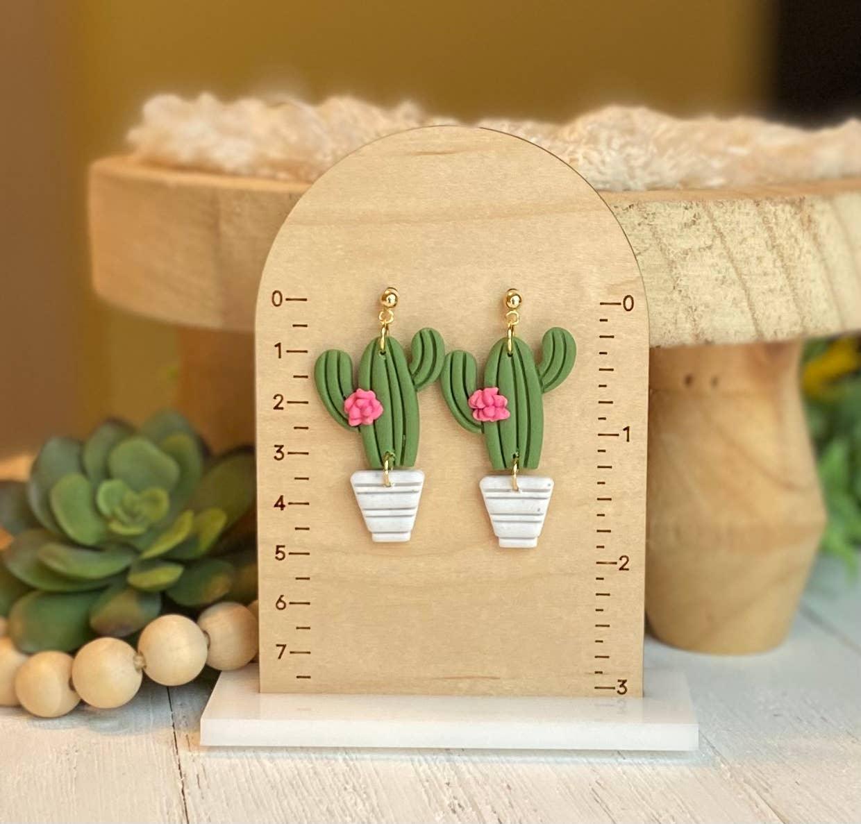 Plant  Earrings - Doodlations Coffee Bar & Boutique