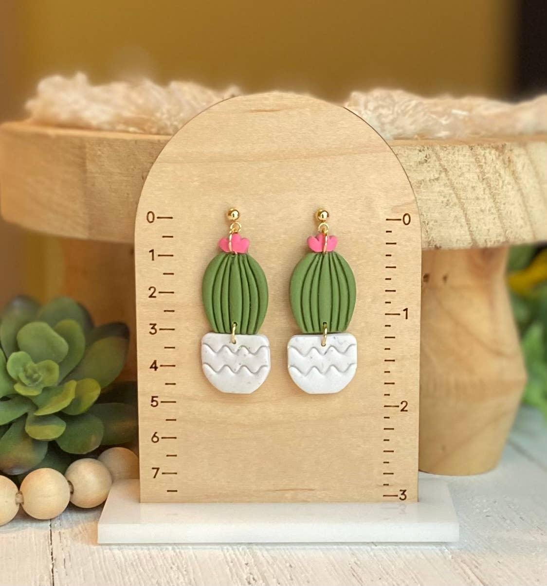 Plant  Earrings - Doodlations Coffee Bar & Boutique