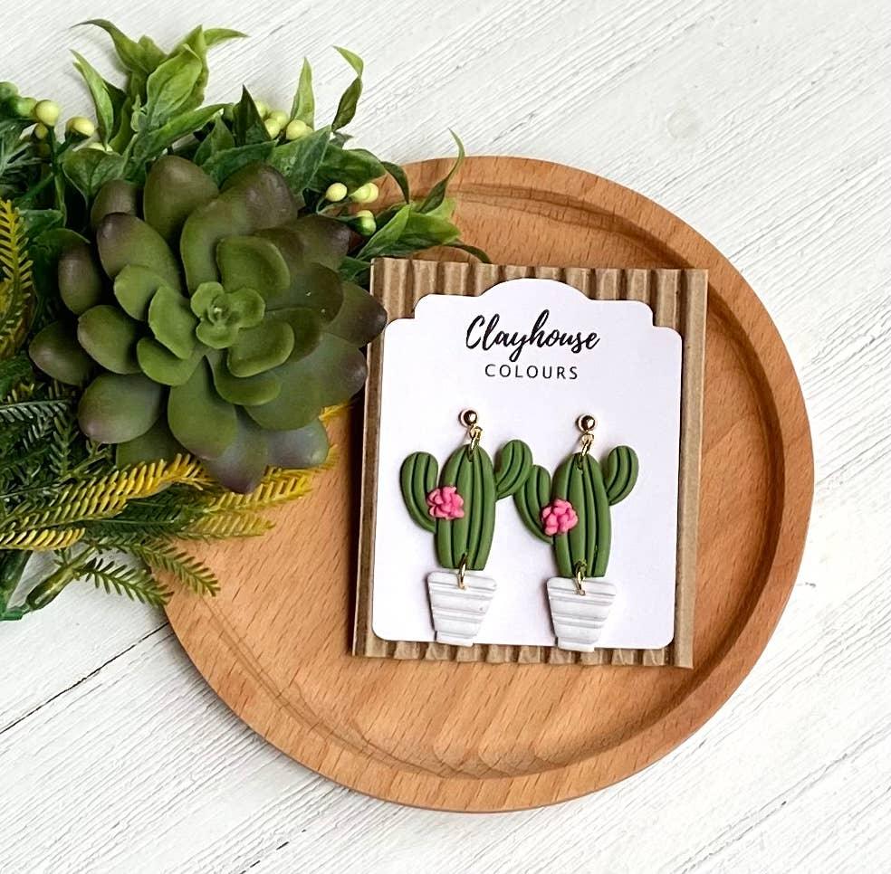 Plant  Earrings - Doodlations Coffee Bar & Boutique